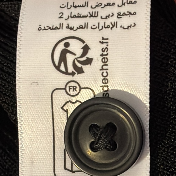 NEW THE DROP Elegant Black Button-Down Dress Jaxon rib sweater dress - Picture 10 of 16